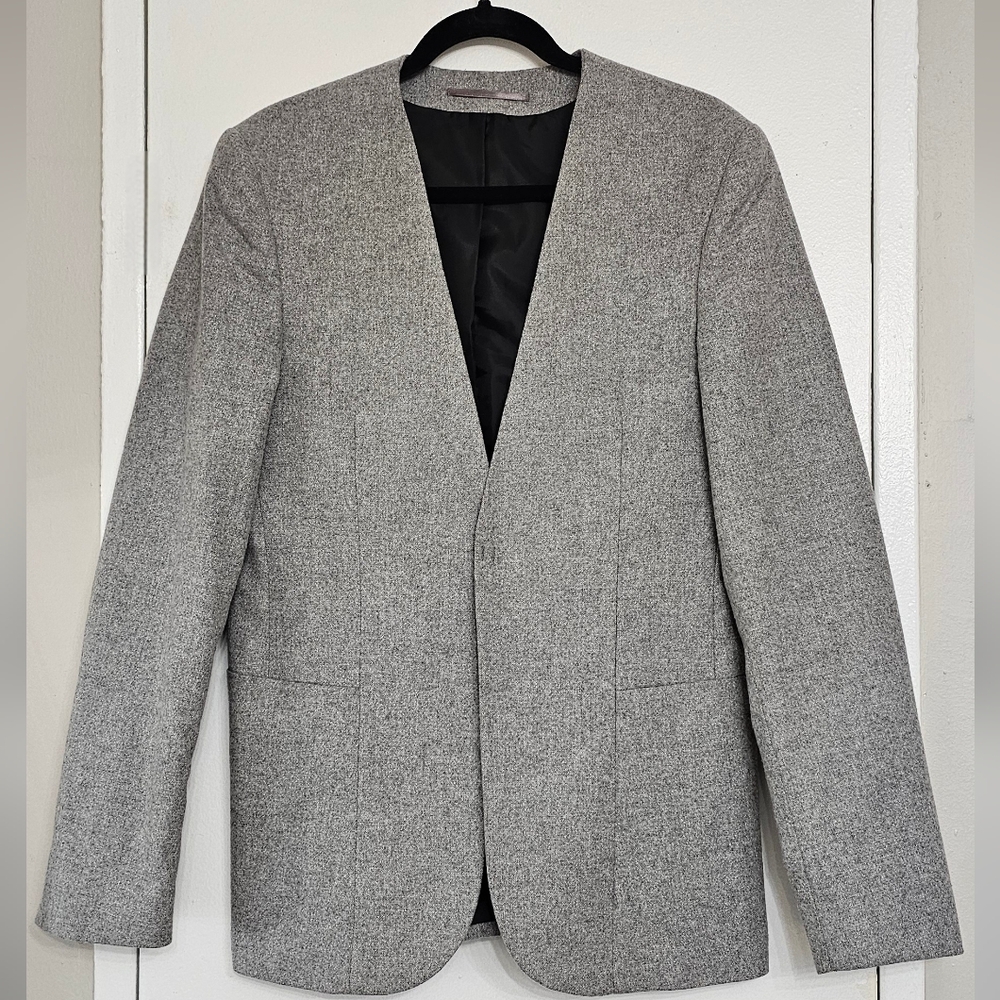 Le 31 Simons collarless blazer / kimono / Noragi